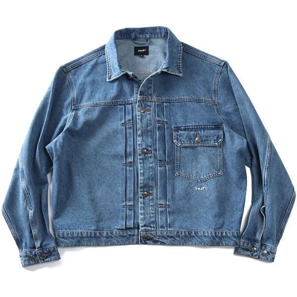 大きいサイズ メンズ HUF ハフ デニム ジャケット Gジャン 89 TRUCKER JACKET USA直輸入 jk00502