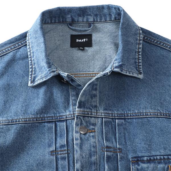 大きいサイズ メンズ HUF ハフ デニム ジャケット Gジャン 89 TRUCKER JACKET USA直輸入 jk00502