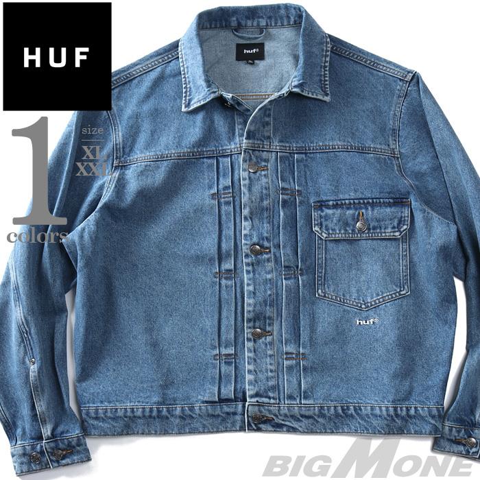 大きいサイズ メンズ HUF ハフ デニム ジャケット Gジャン 89 TRUCKER JACKET USA直輸入 jk00502