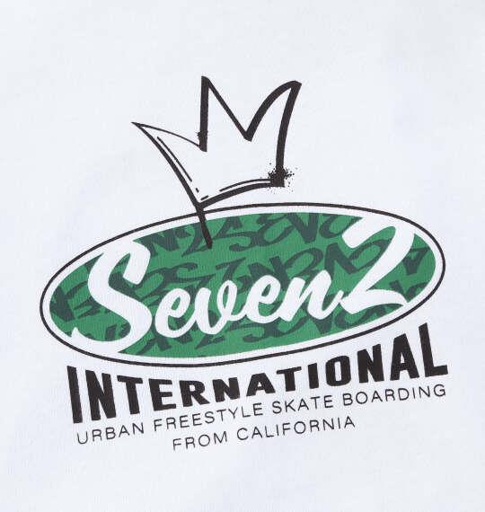 大きいサイズ メンズ SEVEN2 天竺 長袖 Tシャツ ホワイト 1268-6310-1 3L 4L 5L 6L