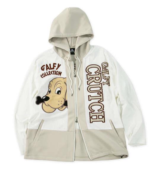 大きいサイズ メンズ GALFY PU アプリケ ジャージ セット ホワイト 1258-6315-1 3L 4L 5L 6L