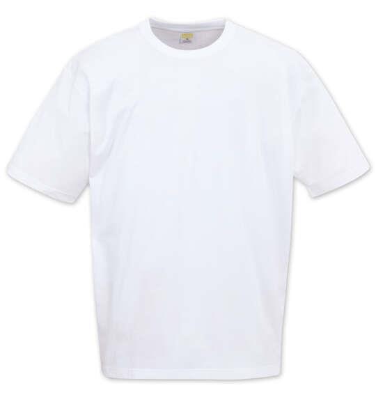 大きいサイズ メンズ MANCHES クルー Tシャツ 3枚パック ホワイト 1258-6380-1 3L 4L 5L 6L 7L 8L