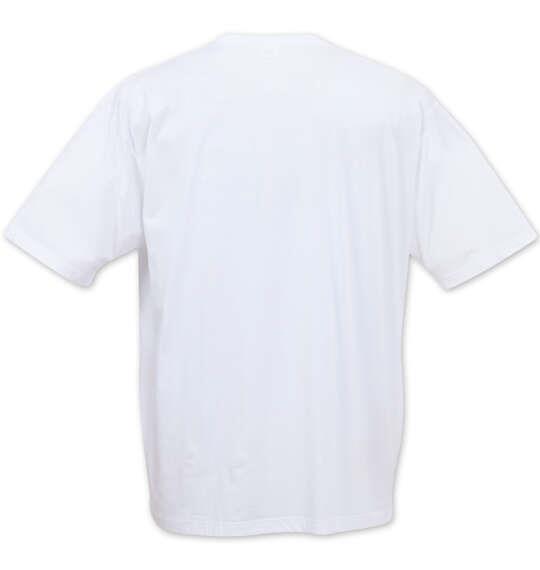 大きいサイズ メンズ MANCHES クルー Tシャツ 3枚パック ホワイト 1258-6380-1 3L 4L 5L 6L 7L 8L
