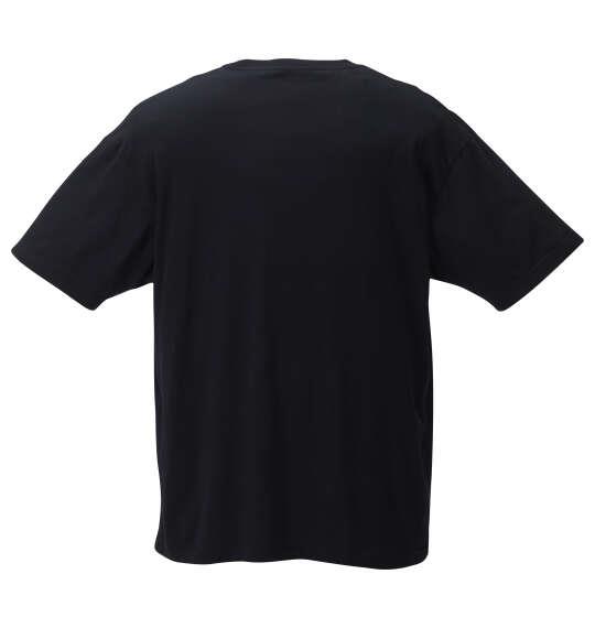 大きいサイズ メンズ MANCHES クルー Tシャツ 3枚パック ブラック 1258-6380-2 3L 4L 5L 6L 7L 8L