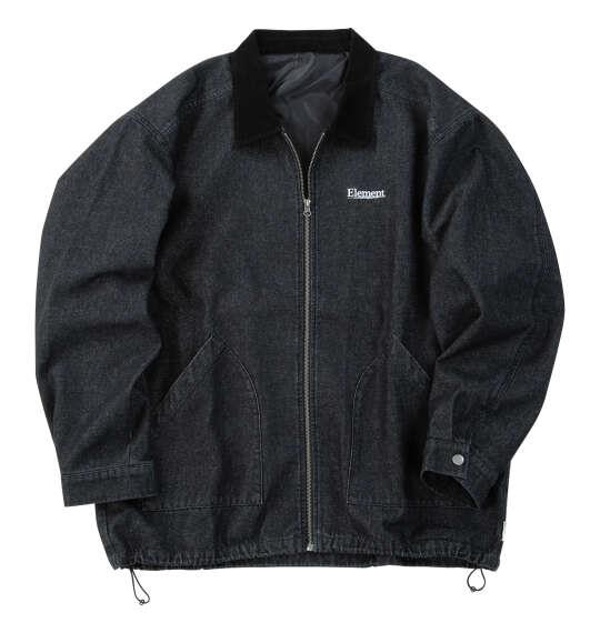 大きいサイズ メンズ ELEMENT DENIM FIELD ジャケット ブラック 1273-6315-2 3L 4L 5L 6L
