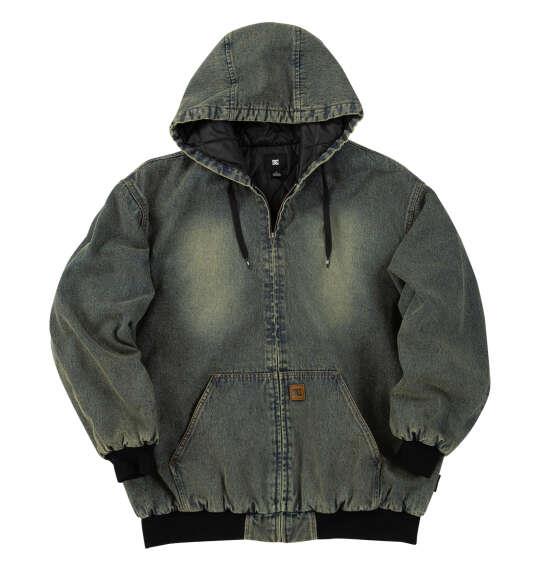 大きいサイズ メンズ DCSHOES 26PADDED HOOD ジャケット ライトインディゴデニムブラウンティント 1273-6360-1 3L 4L 5L 6L