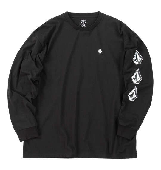 大きいサイズ メンズ VOLCOM TRUE TO THIS 長袖 Tシャツ ブラック 1278-6305-2 3L 4L 5L 6L