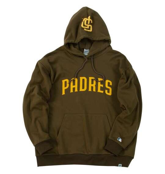 大きいサイズ メンズ Fanatics MLBスタンダードロゴ プル パーカー ブラウン サンディエゴ・パドレス 1278-6320-2 3L 4L 5L 6L