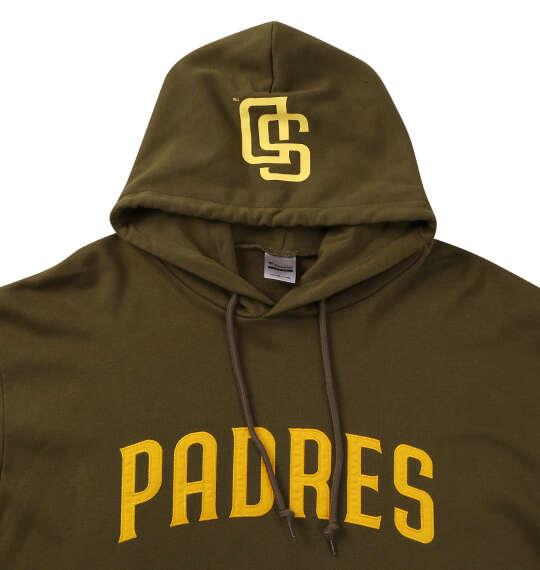 大きいサイズ メンズ Fanatics MLBスタンダードロゴ プル パーカー ブラウン サンディエゴ・パドレス 1278-6320-2 3L 4L 5L 6L