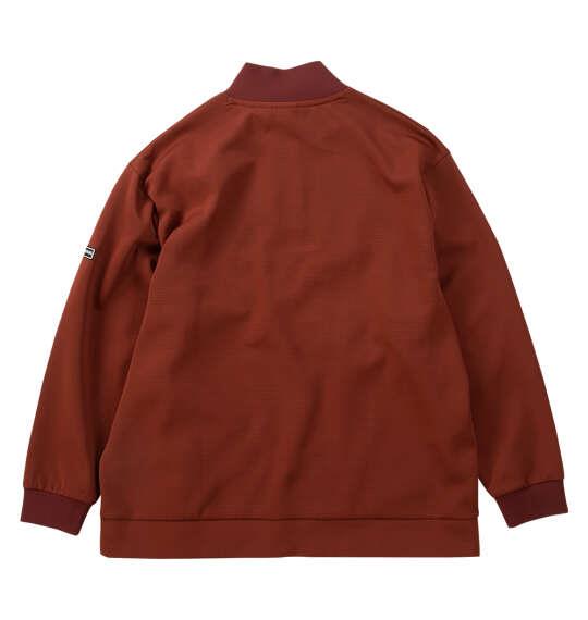 大きいサイズ メンズ SY32 by SWEET YEARS ピンボーダー ネオプレーン ハーフジップ スウェット バーガンディ 1278-6335-1 3L 4L 5L 6L