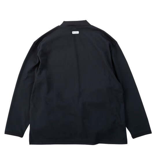 大きいサイズ メンズ SY32 by SWEET YEARS アルパインドライ 長袖 モックネック シャツ ブラック 1278-6336-2 3L 4L 5L 6L