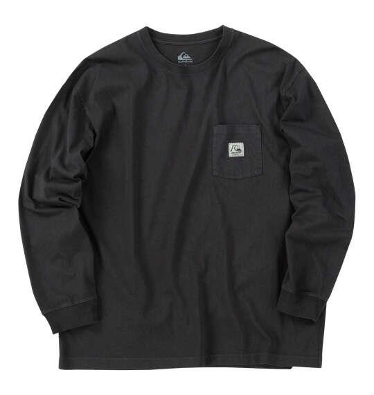 大きいサイズ メンズ Quiksilver DNA POCKET 長袖 Tシャツ ブラック 1278-6375-2 3L 4L 5L 6L