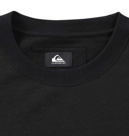 大きいサイズ メンズ Quiksilver QS MEETS クルー スウェット ブラック 1278-6376-2 3L 4L 5L 6L