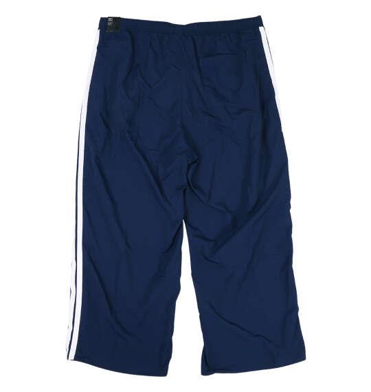 大きいサイズ メンズ adidas 3ST WVウーブン トラック パンツ ナイトインディゴ×ホワイト 1244-6304-1 4XL 5XL