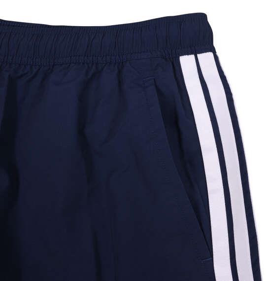 大きいサイズ メンズ adidas 3ST WVウーブン トラック パンツ ナイトインディゴ×ホワイト 1244-6304-1 4XL 5XL