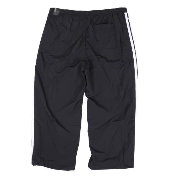大きいサイズ メンズ adidas 3ST WVウーブン トラック パンツ ブラック×ホワイト 1244-6304-2 4XL 5XL