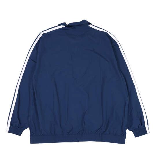 大きいサイズ メンズ adidas 3ST WVウーブン トラック ジャケット ナイトインディゴ×ホワイト 1247-6320-1 4XL 5XL