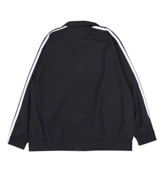 大きいサイズ メンズ adidas 3ST WVウーブン トラック ジャケット ブラック×ホワイト 1247-6320-2 4XL 5XL