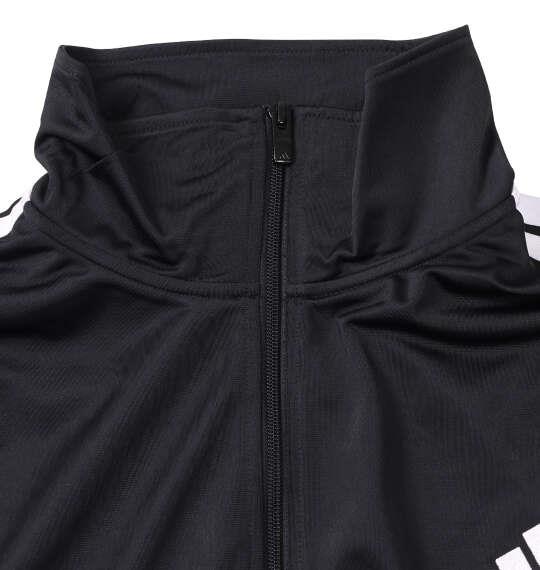 大きいサイズ メンズ adidas 3ST WU トラック ジャケット ブラック×ホワイト 1248-6314-1 3XL 4XL 5XL
