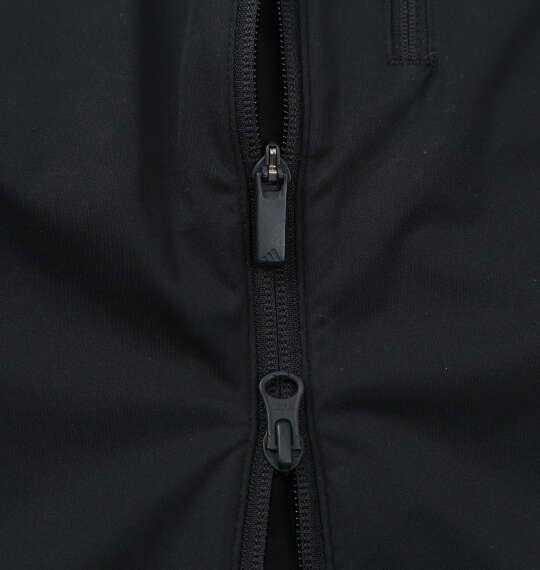 大きいサイズ メンズ adidas golf 撥水防風パッカブル フルジップ フーディー ブラック 1273-6320-1 3XL 4XL 5XL