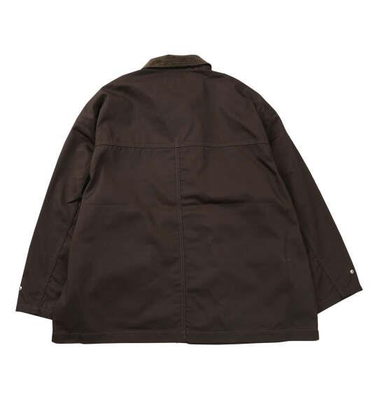 大きいサイズ メンズ DICKIES TCツイル ユーティリティ ジャケット ダークブラウン 1273-6342-1 3L 4L 5L