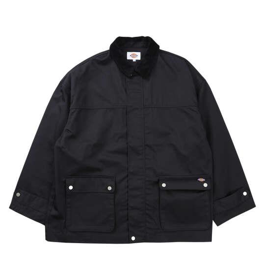 大きいサイズ メンズ DICKIES TCツイル ユーティリティ ジャケット ブラック 1273-6342-2 3L 4L 5L