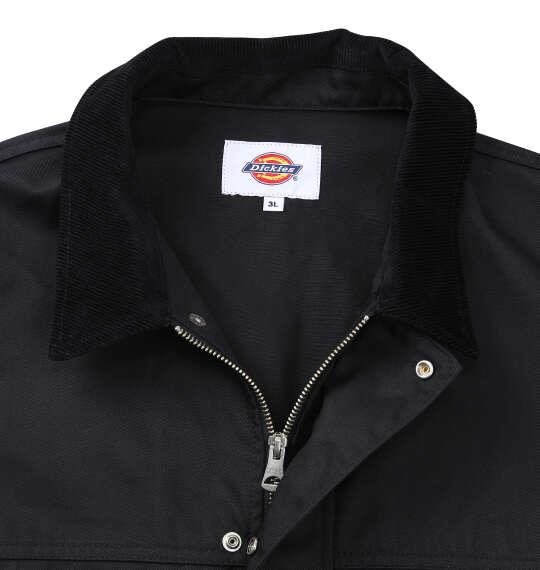 大きいサイズ メンズ DICKIES TCツイル ユーティリティ ジャケット ブラック 1273-6342-2 3L 4L 5L