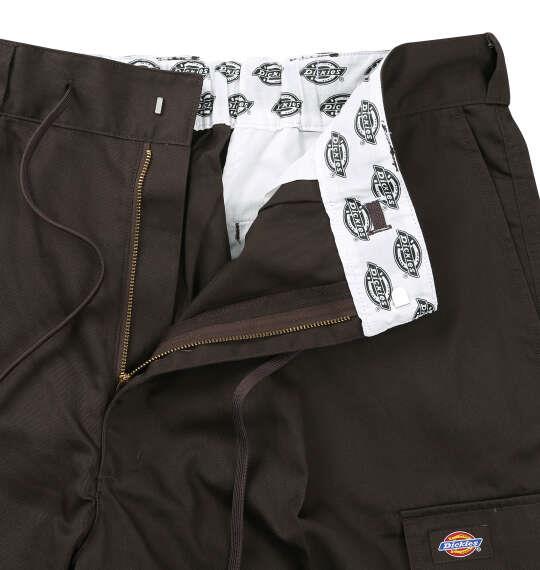 大きいサイズ メンズ DICKIES TCツイル イージー カーゴ パンツ ダークブラウン 1274-6331-1 3L 4L 5L