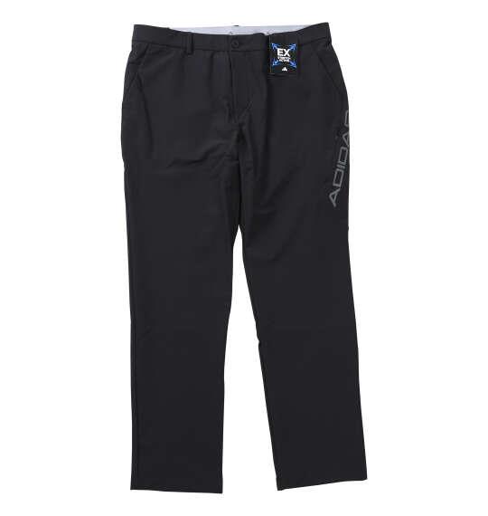 大きいサイズ メンズ adidas golf 撥水防風ロゴ ロング パンツ ブラック 1274-6351-1 104 108