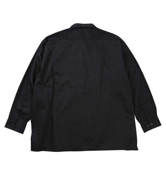 大きいサイズ メンズ DICKIES 574 長袖 ワーク シャツ ORIGINAL FIT ブラック 1277-6310-2 3L 4L 5L