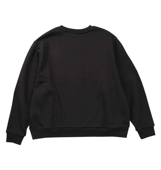 大きいサイズ メンズ DICKIES エンブロイダリーロゴ クルー スウェット ブラック 1278-6620-2 3L 4L 5L