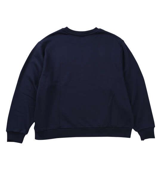 大きいサイズ メンズ DICKIES エンブロイダリーロゴ クルー スウェット ネイビー 1278-6620-3 3L 4L 5L