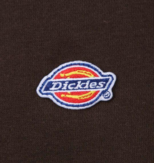 大きいサイズ メンズ DICKIES エンブロイダリーロゴ クルー スウェット ダークブラウン 1278-6620-4 3L 4L 5L