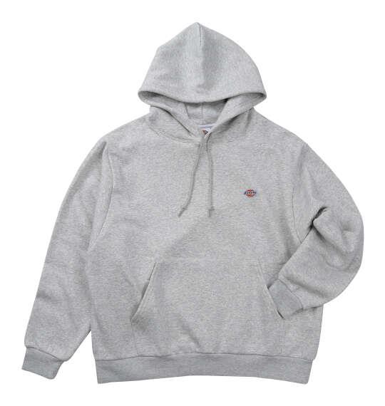 大きいサイズ メンズ DICKIES エンブロイダリーロゴ プル パーカー ヘザーグレー 1278-6621-1 3L 4L 5L