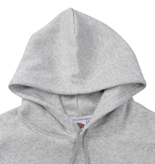 大きいサイズ メンズ DICKIES エンブロイダリーロゴ プル パーカー ヘザーグレー 1278-6621-1 3L 4L 5L