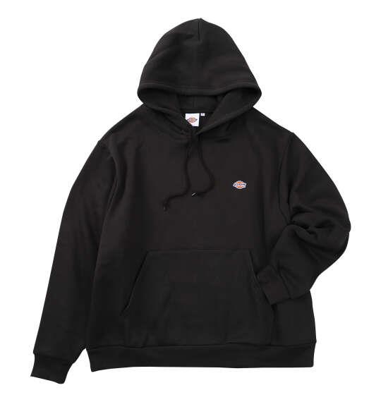 大きいサイズ メンズ DICKIES エンブロイダリーロゴ プル パーカー ブラック 1278-6621-2 3L 4L 5L