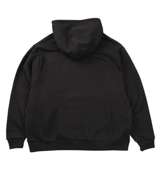 大きいサイズ メンズ DICKIES エンブロイダリーロゴ プル パーカー ブラック 1278-6621-2 3L 4L 5L