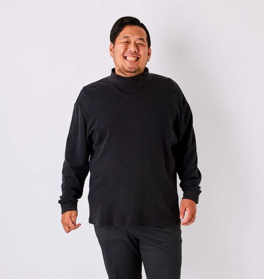 大きいサイズ メンズ Mc.S.P ハイネック 長袖 Tシャツ ブラック 1278-6670-1 3L 4L 5L 6L 8L