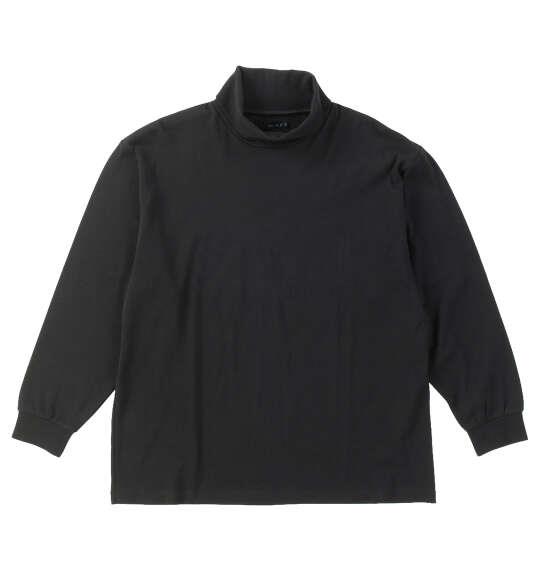 大きいサイズ メンズ Mc.S.P タートルネック 長袖 Tシャツ ブラック 1278-6671-1 3L 4L 5L 6L 8L