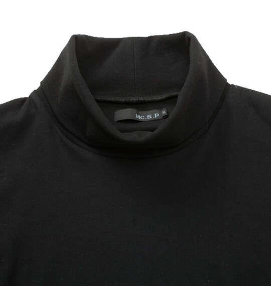大きいサイズ メンズ Mc.S.P タートルネック 長袖 Tシャツ ブラック 1278-6671-1 3L 4L 5L 6L 8L