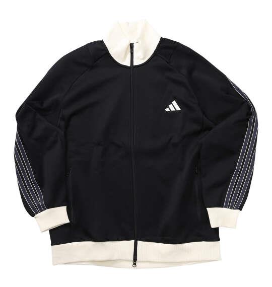 大きいサイズ メンズ adidas STADIUM PIQUE トラック ジャケット ブラック 1248-6313-2 4XL 5XL