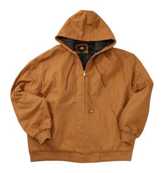 大きいサイズ メンズ DICKIES ダックアクティブ パーカー ブラウンダック 1273-6340-1 3L 4L 5L