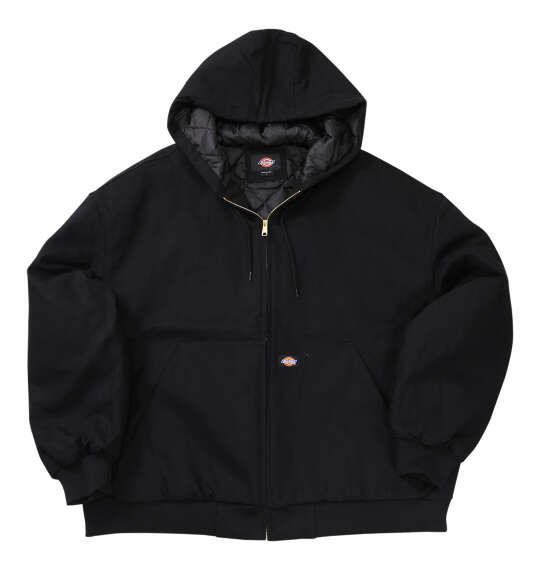 大きいサイズ メンズ DICKIES ダックアクティブ パーカー ブラック 1273-6340-2 3L 4L 5L