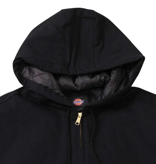 大きいサイズ メンズ DICKIES ダックアクティブ パーカー ブラック 1273-6340-2 3L 4L 5L