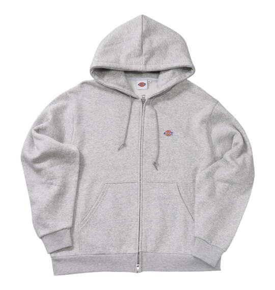 大きいサイズ メンズ DICKIES エンブロイダリーロゴ フルジップ パーカー ヘザーグレー 1278-6622-1 3L 4L 5L