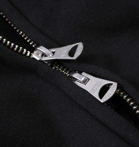 大きいサイズ メンズ DICKIES エンブロイダリーロゴ フルジップ パーカー ブラック 1278-6622-2 3L 4L 5L