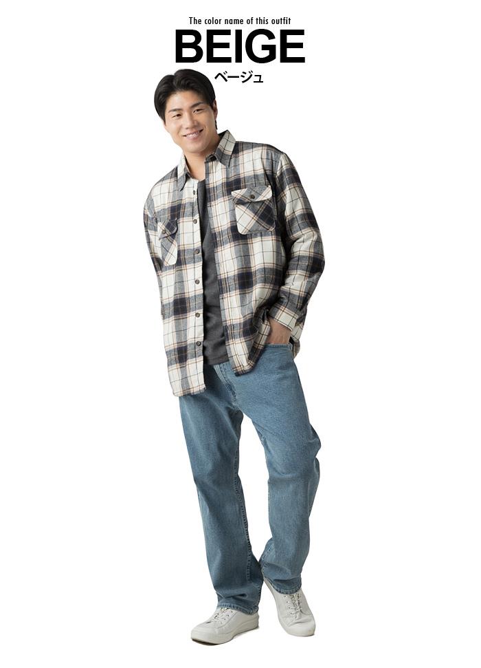 大きいサイズ メンズ DANIEL DODD 裏シャギー シャツアウター ふわふわ暖か 秋冬新作 377-sh260407 【fre】
