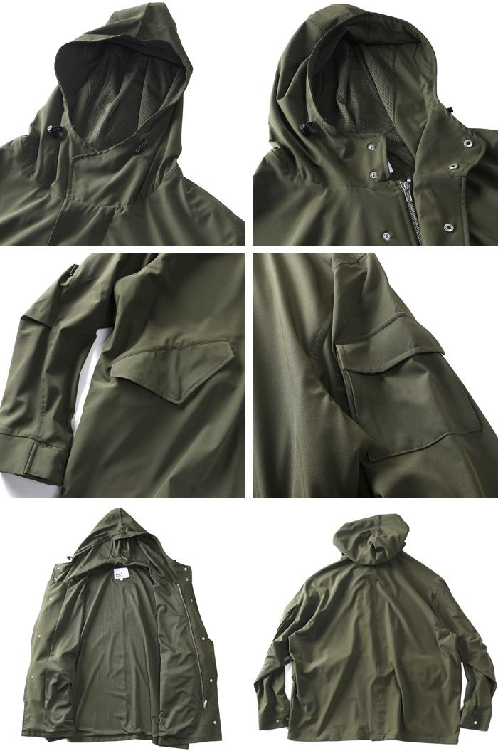 大きいサイズ メンズ DANIEL DODD 裏メッシュ ストレッチ モッズ コート 撥水加工 秋冬新作 azb-260402 【fre】