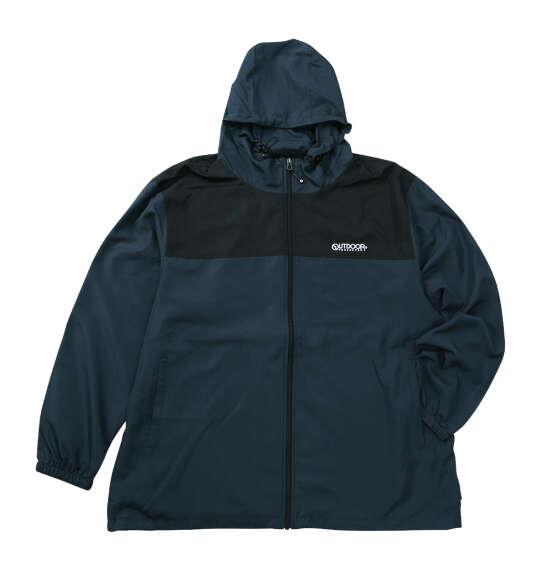 大きいサイズ メンズ OUTDOOR PRODUCTS タフタ裏メッシュ ジャケット ネイビー 1253-6333-1 3L 4L 5L 6L 7L 8L