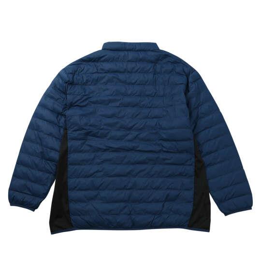 大きいサイズ メンズ OUTDOOR PRODUCTS 中綿 キルト × エステル ダンボール ジャケット ネイビー 1253-6334-1 3L 4L 5L 6L 7L 8L